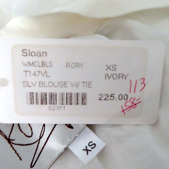 Rory Beca SHEER Sleeveless Top  Blouse Peekaboo Front NWT Silk Cotton - Picture 7 of 8